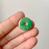A-Grade Natural Imperial Green Jadeite Donut No.172815