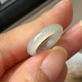14mm A-Grade Light Yellowish Green Jadeite Ring Band No. 162594