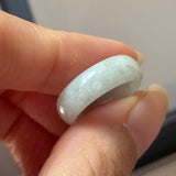 15.1mm A-Grade Light Green Jadeite Ring Band No. 162597