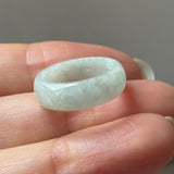 15.1mm A-Grade Light Green Jadeite Ring Band No. 162597