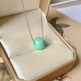 A-Grade Natural Moss On Snow Jadeite Barrel No.172829