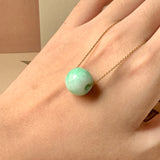 A-Grade Natural Moss On Snow Jadeite Barrel No.172829