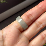 16mm Icy A-Grade Glacier Blue Jadeite Ring Band No. 162604