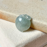 A-Grade Natural Bluish Green Jadeite Peach Pendant No.220664