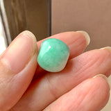 A-Grade Natural Moss On Snow Jadeite Barrel No.172829