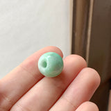 A-Grade Natural Moss On Snow Jadeite Barrel No.172829