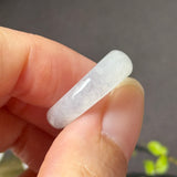 16mm A-Grade White Jadeite Ring Band No. 162605