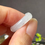 16mm A-Grade White Jadeite Ring Band No. 162605