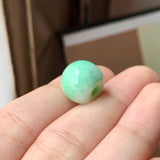 A-Grade Natural Moss On Snow Jadeite Barrel No.172829