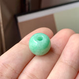 A-Grade Natural Moss On Snow Jadeite Barrel No.172829