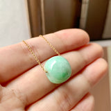 A-Grade Natural Moss On Snow Jadeite Barrel No.172830