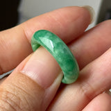 16.8mm A-Grade Imperial Green Jadeite Ring Band No. 162607