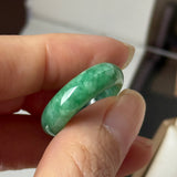 16.8mm A-Grade Imperial Green Jadeite Ring Band No. 162607