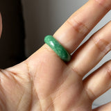 16.8mm A-Grade Imperial Green Jadeite Ring Band No. 162607
