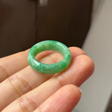 16.8mm A-Grade Imperial Green Jadeite Ring Band No. 162608