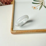 18.5mm A-Grade Natural Lilac Jadeite Ring Band No. 162473