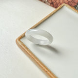 18.5mm A-Grade Natural Lilac Jadeite Ring Band No. 162473