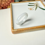 18.5mm A-Grade Natural Lilac Jadeite Ring Band No. 162473