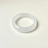 18.5mm A-Grade Natural Lilac Jadeite Ring Band No. 162473