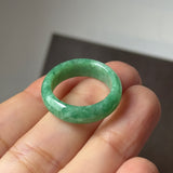 16.9mm A-Grade Imperial Green Jadeite Ring Band No. 162609