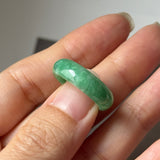 16.9mm A-Grade Imperial Green Jadeite Ring Band No. 162609
