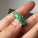 16.9mm A-Grade Imperial Green Jadeite Ring Band No. 162609