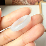 18.5mm A-Grade Natural Lilac Jadeite Ring Band No. 162473