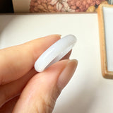 18.5mm A-Grade Natural Lilac Jadeite Ring Band No. 162473