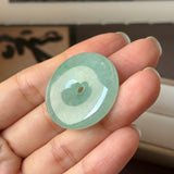 A-Grade Natural Green Jadeite Donut No.172902