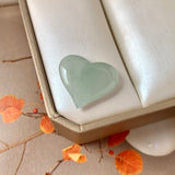 13.8 cts A-Grade Natural Light Green Jadeite Heart Shape No. 220557