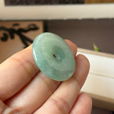 A-Grade Natural Green Jadeite Donut No.172902