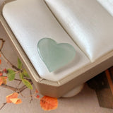 13.8 cts A-Grade Natural Light Green Jadeite Heart Shape No. 220557