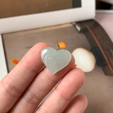 13.8 cts A-Grade Natural Light Green Jadeite Heart Shape No. 220557