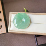 A-Grade Natural Green Jadeite Donut No.172903