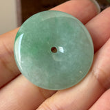 A-Grade Natural Green Jadeite Donut No.172903