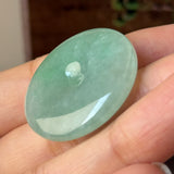 A-Grade Natural Green Jadeite Donut No.172903