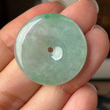 A-Grade Natural Green Jadeite Donut No.172904