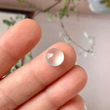 2.35 cts Highly Icy A-Grade Natural Jadeite Round Cabochon No.130317