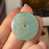 A-Grade Natural Green Jadeite Donut No.172904