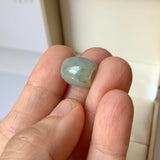 A-Grade Natural Light Green Jadeite Barrel Pendant No.220670