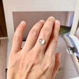 2.35 cts Highly Icy A-Grade Natural Jadeite Round Cabochon No.130317