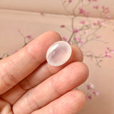 11.7 cts Icy A-Grade Natural Jadeite Oval Cabochon No.130311