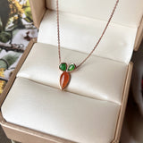 A-Grade Jadeite Carrot Pendant No.172240