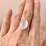 11.7 cts Icy A-Grade Natural Jadeite Oval Cabochon No.130311