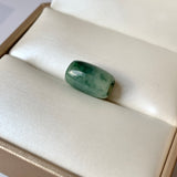 A-Grade Natural Bluish Green Jadeite Barrel Pendant No.220669