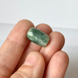 A-Grade Natural Bluish Green Jadeite Barrel Pendant No.220669