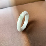 19.2mm A-Grade Natural Grey Jadeite Ring Band No. 161769