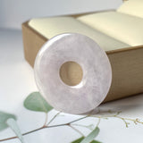 A-Grade Natural Lavender Ancient Coin Jadeite Donut No.171520