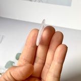 A-Grade Natural Lavender Ancient Coin Jadeite Donut No.171520