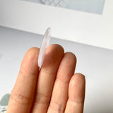 A-Grade Natural Lavender Ancient Coin Jadeite Donut No.171520